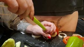 CBT. Extreme Dick and Urethral Torment in the Kitchen! Cooking Cock 2. Episode 2/3. Full.
