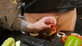 CBT. Extreme Dick and Urethral Torment in the Kitchen! Cooking Cock 2. Episode 2/3. Full.