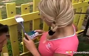 Painting the fence