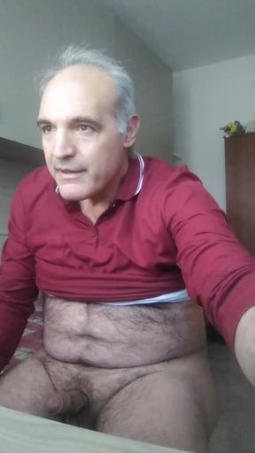 I Masturbate My Cock and Play with My Online Friends