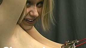 Joleen & Master Len Nipple-clamped Bondage Slave LEN735B