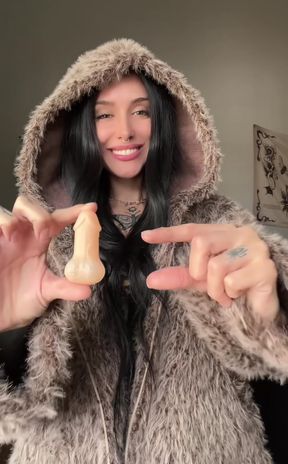 Humiliated babe takes on a big toy