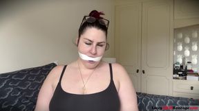 Lacey - Self Gag Fun and Orgasms After Gym Part 1