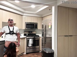 I've no choice but to bang Nicole Doshi in each aperture and position possible when I go to check the drain in her abode