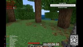 Dando a bunda no minecraft