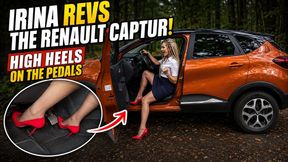 Irina Pantyhose and Barefoot Revving in High Heels Full 24 Min