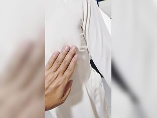 A pretty lady in traditional Vietnamese attire in a foreign land - Ao Dai student