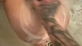 Shower teasing/foreplay leads to hard backshots 4K POV