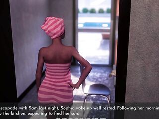 Awam Real Bang - Sam Bangs Sophia Hard in the Kitchen - Nearly Caught by Dylan - Remade with Animations and Enhanced Sound