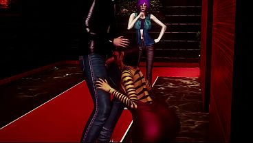 Furrhouse 1: David Mouth-Fucks Asha Before Daisy &amp_ Throat Cum