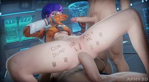 Juno Becoming Newest Overwatch Cum Dumpster