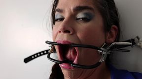 extreme gag predicament - nailed to the wall