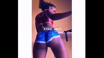 One of my models shaking that ebony ass.