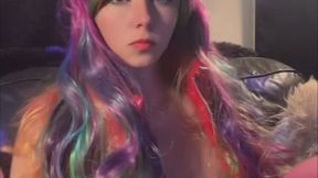 Blowing & riding on Balloons