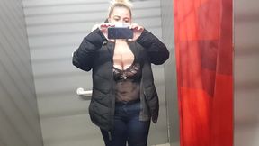 en cabine d essayage
