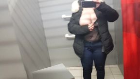 en cabine d essayage