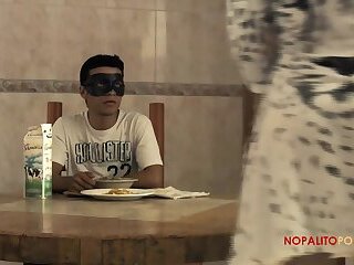 Latina MILF Angie And Her Son At Breakfast - Angelica Ramirez
