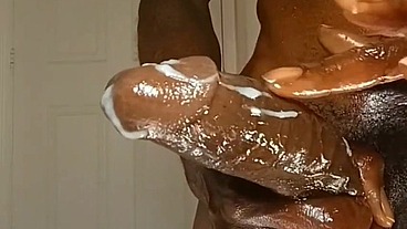 I fucked my big dick and cum so hard