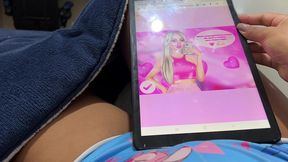 garota fica molhadinha ao aproveitar que esta sozinha