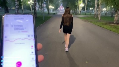 Intense Public Pleasure: Orgasmic Park Adventure with Remote Control Vibe
