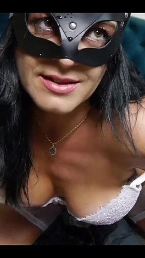 Intense Wet Play White Stockings Fetish