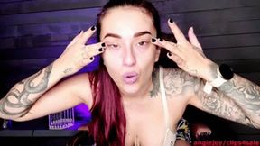 Stretching belly yawning wmv