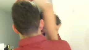 98 encontre al vecino se la chupe en el ascensor y me lleno el culo de leche en el balcon, capitulo 98