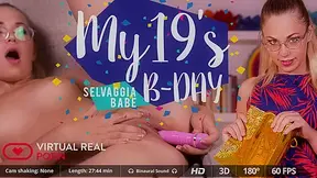 Selvaggia Darling in My 19's B-Day - VirtualRealPorn