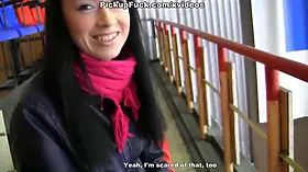 Fuck girlfriend at a football match