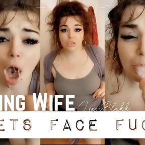 Accusing Wife Gets Face Fucked (Preview)