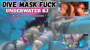Dive Mask Fuck: Wenona & Alex Adam's Pool Session 1080 HD