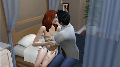 Sims 4 wife gets fucked by neighbor in waxing session