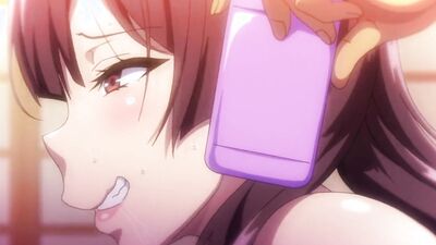 Watch this anime babe polish a hard cock and get pounded deep with her juicy tits