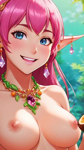 Artistic Nude Adult Woman Eating Tamarind - Ai Generated Slideshow