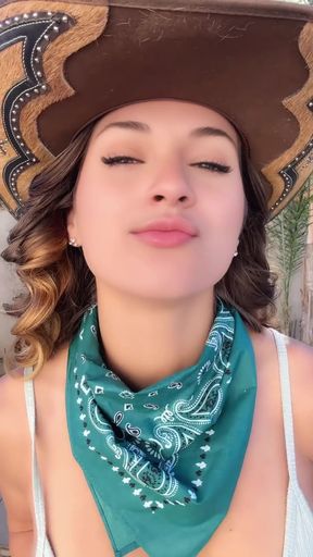 Western-themed photoshoot