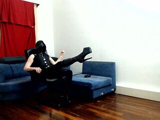 Femboy in nylons and Heels
