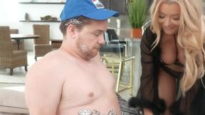 Busty Linzee Ryder Devours Big Balls Puremature Style