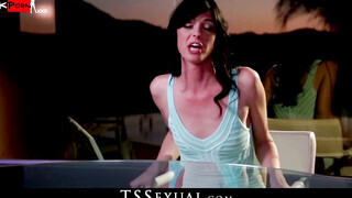 defsnsrvyrossula. Insatiable Shemale Takes on Two TestosteroneFueled Sex Slaves in a Night of Desperate Threesomes