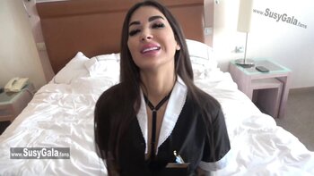 Susy Gala Serves Up Rough Hotel Room Sex with Nick Moreno's Big Cock