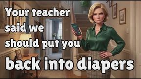 Mean teacher calls your strict step-mommy | US English version