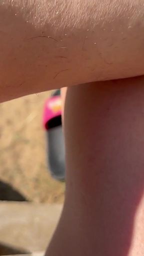 Trimming My Bush and Leg Hair Closeup
