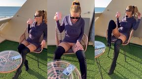 bonjour les zamours ce matin au cap d agde la vue etait merveilleuse je ...