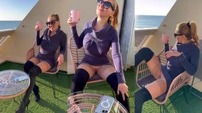 bonjour les zamours ce matin au cap d agde la vue etait merveilleuse je ...