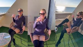 bonjour les zamours ce matin au cap d agde la vue etait merveilleuse je ...