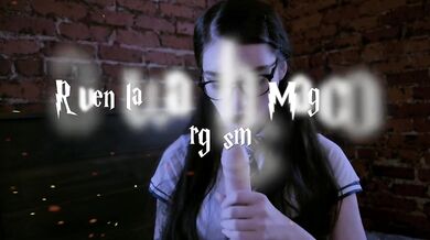 Ravenclaw & the Magic of Orgasms Teaser (hot nerd sucks & fucks dildo)