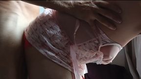 Chubby CD in Pink Corset &amp; Red Stockings