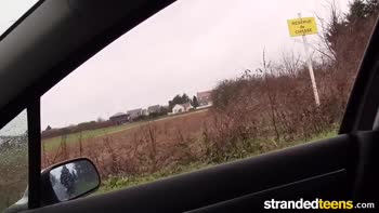 Nikita Bellucci's French Frenzy - POV Roadhead in the Car