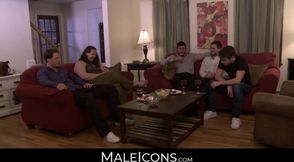 MaleIcons.com - Roman Todd and Griffin Barrows' passionate hardcore anal session
