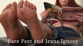 Evangeline Barefoot in Jeans Ignore 1