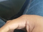 Srilankan boy jacking off in a public bus